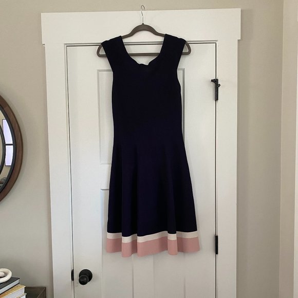 Eliza J Fit & Flare Knit Dress (Size 6) - Picture 2 of 8